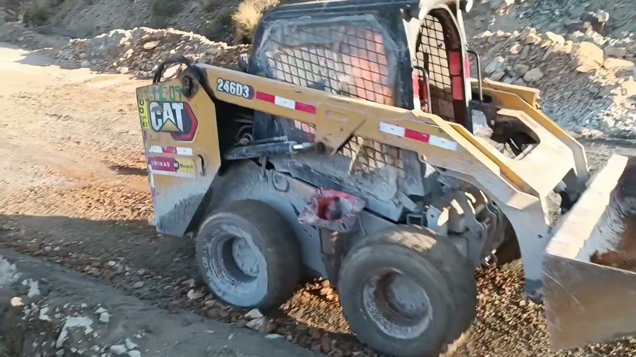 técnicas de  operación de minicargador