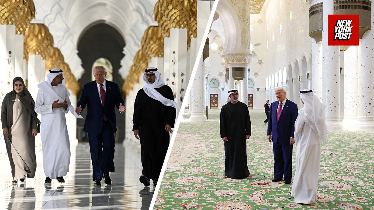 Trump says Islam is an 'incredible culture' while making historic visit to Sheikh Zayed Grand Mosque
