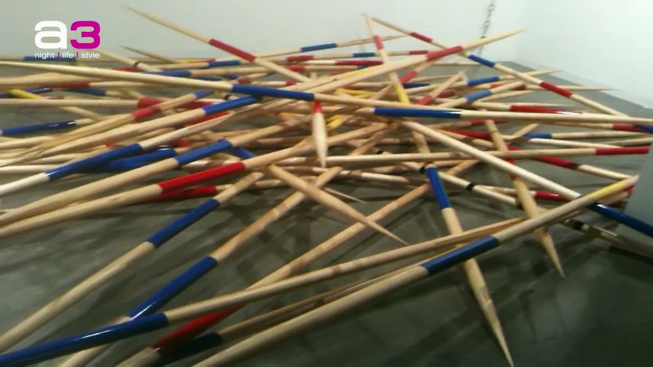Giant Toothpicks Crash On The Ground - Art Basel