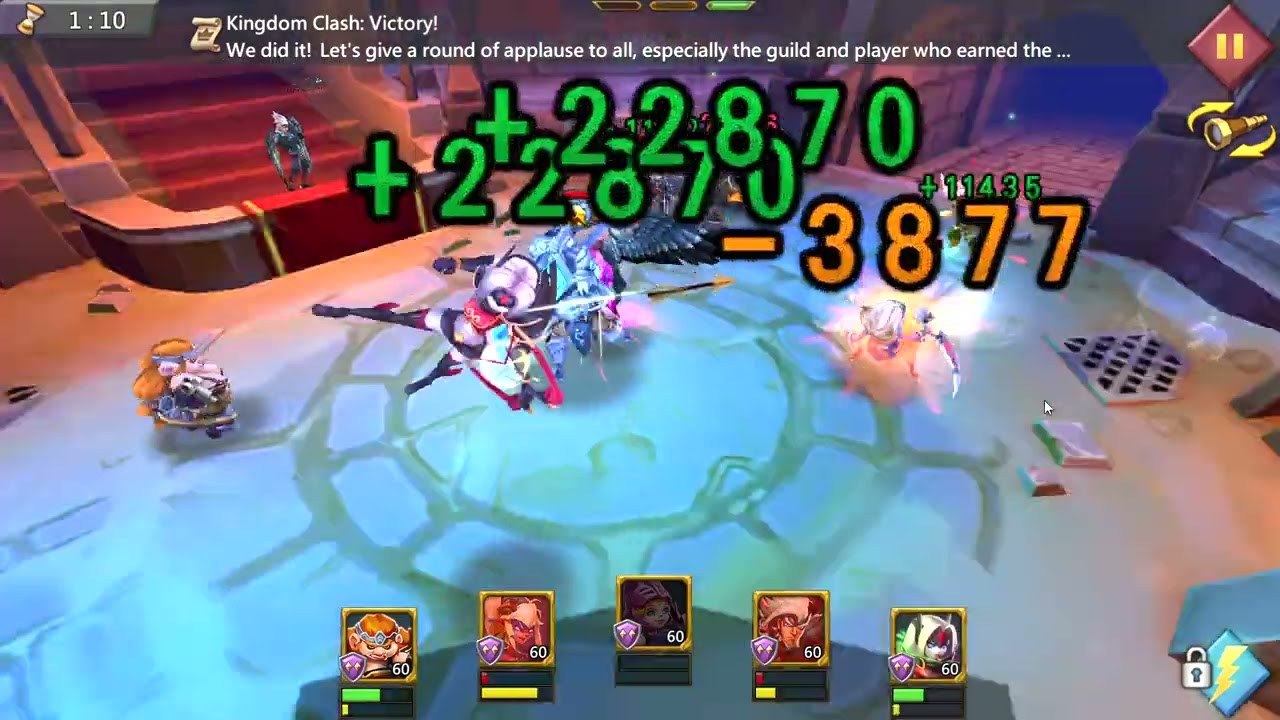 Lords Mobile Colosseum Aerial or Healer Constellation