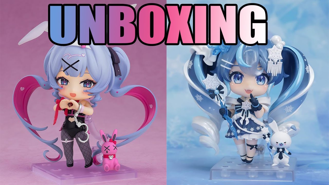 Unboxing - HATSUNE MIKU - Rabbit Hole y SNOW MIKU Crystal Snow Ver [Good Smile Company] - Español
