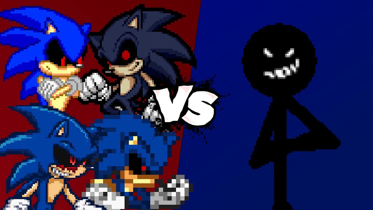 MUGEN Battle - Sonic.EXE x4 vs Marshall