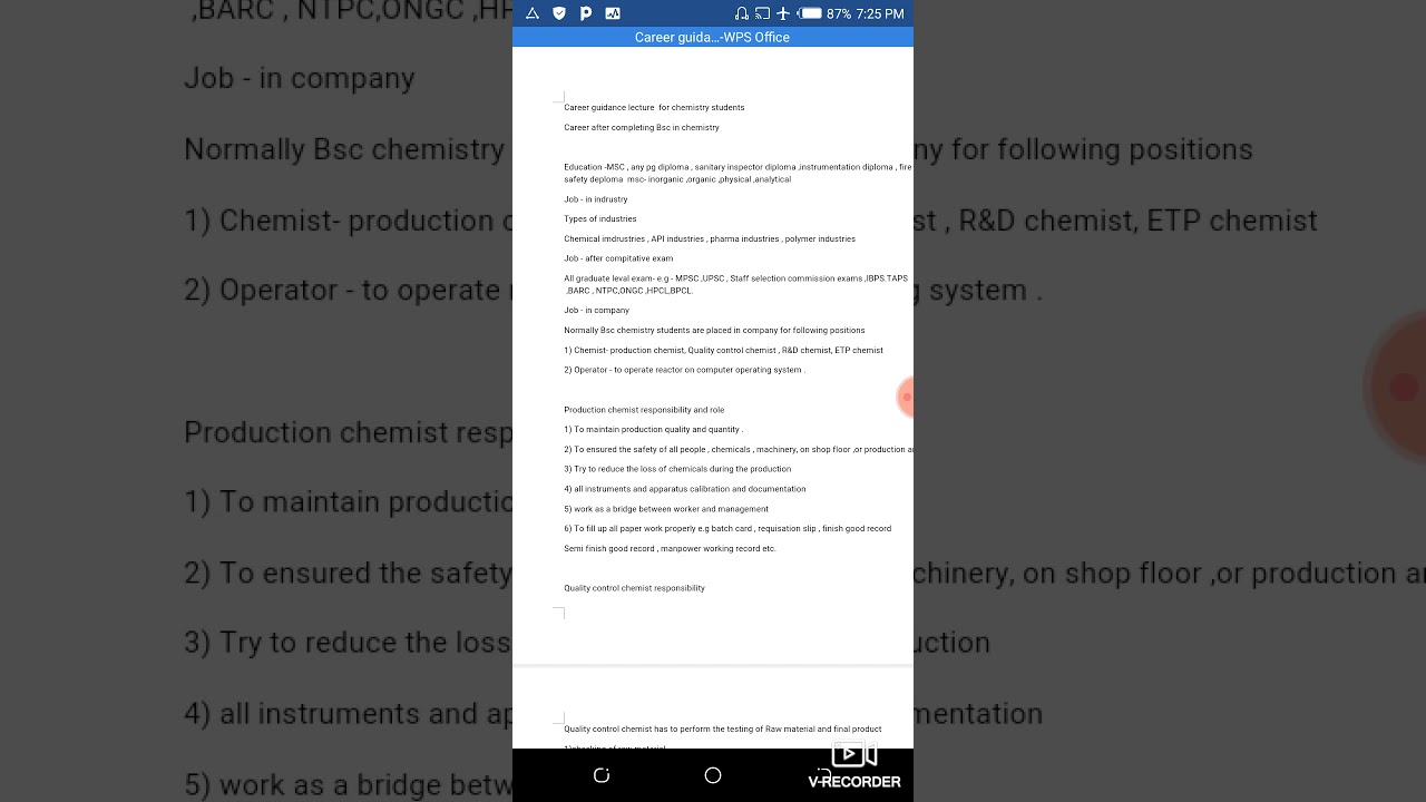 career guidance career after Bsc/MSC  chemistry