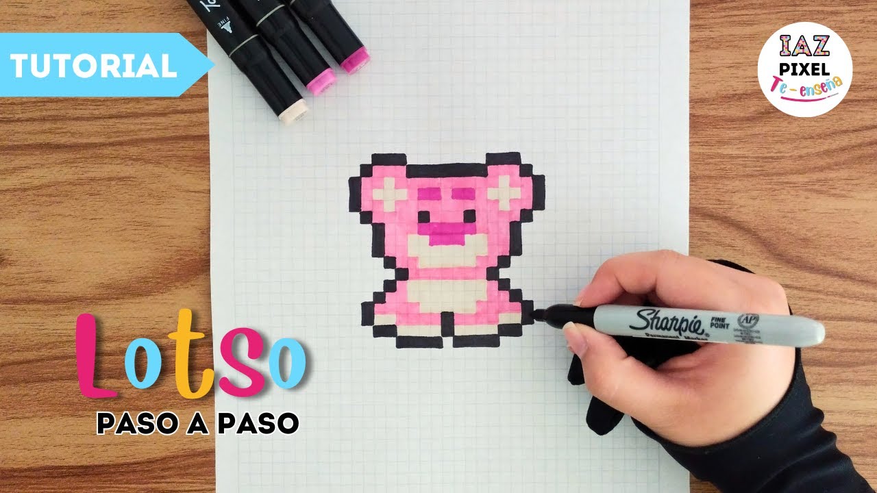 Como pintar a LOTSO en PIXEL ART | Facil y rapido – Tutorial paso a paso