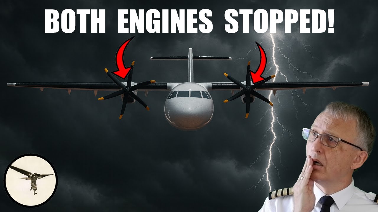 Оба двигателя вышли из строя! ATR 72 совершил посадку с зависанием.