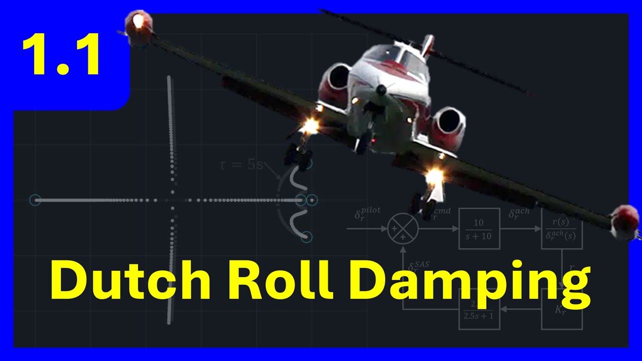 Dutch Roll Damping and Washout Filters | Lateral Flight Control Fundamentals | Section 1.1