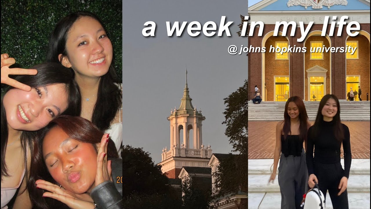 a week in my life @ johns hopkins uni 2024 | stephanie ragrag