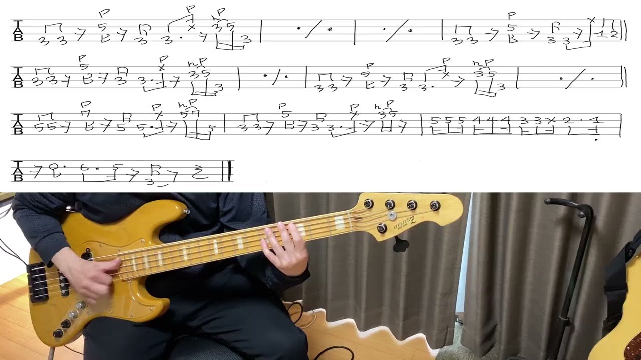 シンプルだけど必要なスラップテクニックが満載！ベースレッスン動画
