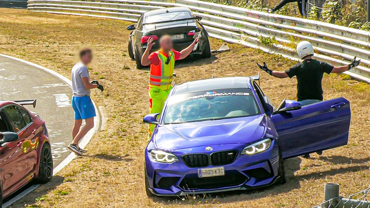 N&Uuml;RBURGRING DANGEROUS & STUPID MOMENTS! ANGRY Drivers, BIZARRE Situations, AGGRESSIVE & BAD Actions!