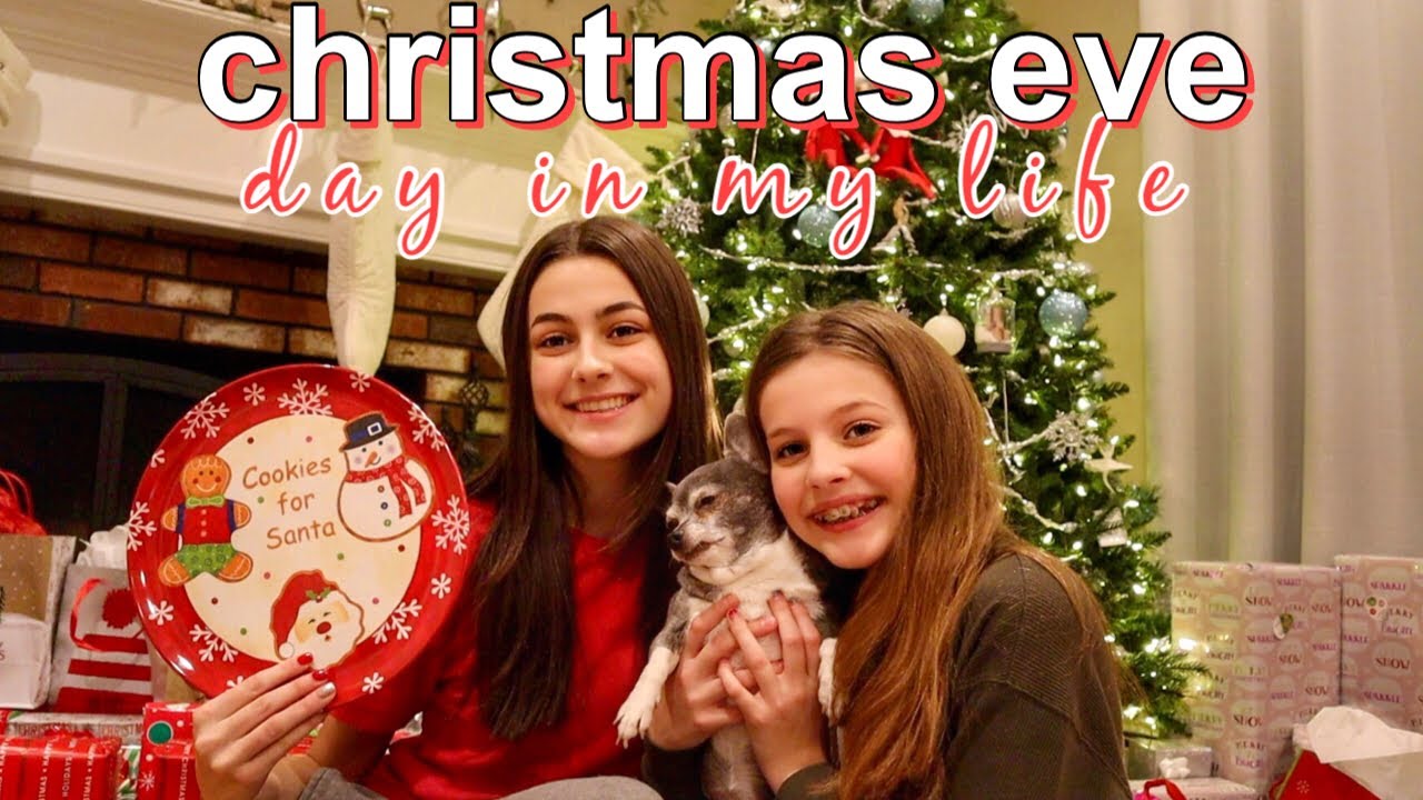 CHRISTMAS EVE DAY IN MY LIFE + getting ready for Christmas (baking, skincare, presents, grwm)