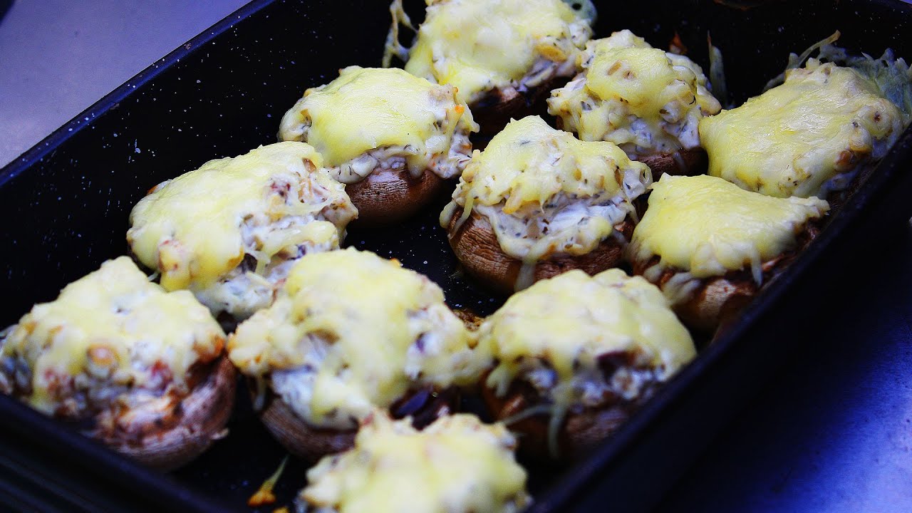 REZEPT: GEFÜLLTE CHAMPIGNONS VOM GRILL - schnell und einfach selber machen!