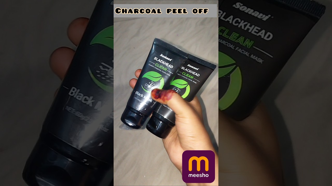 meesho sonavi charcoal peel off mask review 