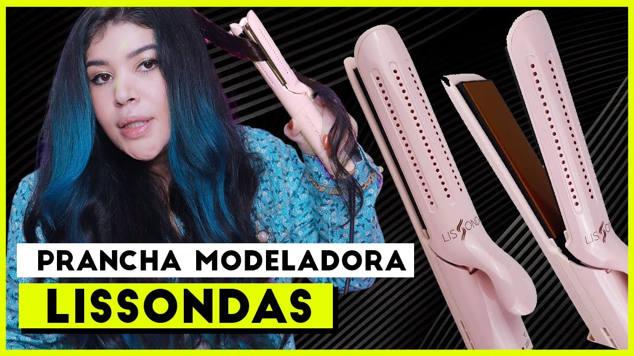 💕PRANCHA MODELADORA LISSONDAS MQ BEAUTY [Alisa, faz cachos e modela]