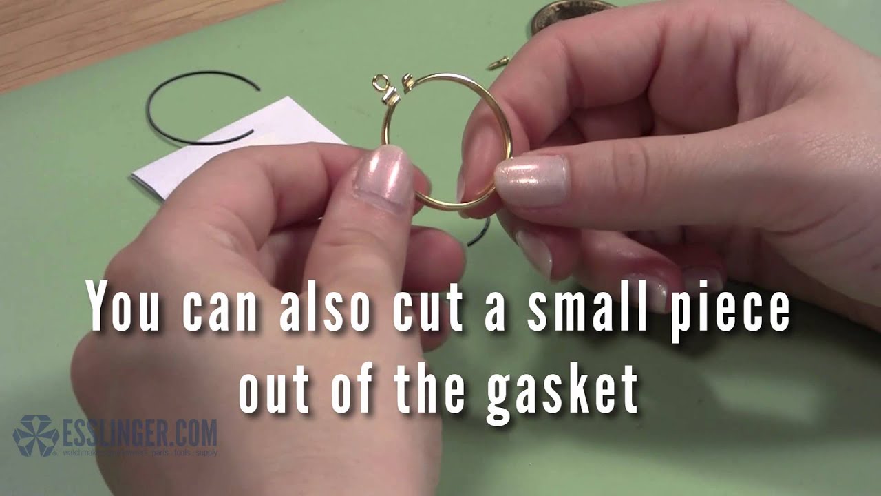 How to Tighten Loose Fitting Coin Bezels with a Watch Gasket