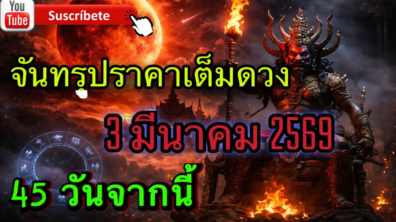 จันทรุปราคาเต็มดวง 3 มีนาคม 2569 | 45 วันจากนี้ จะไม่เหมือนเดิม#ใครมีต้องฟัง#ความเชื่อ