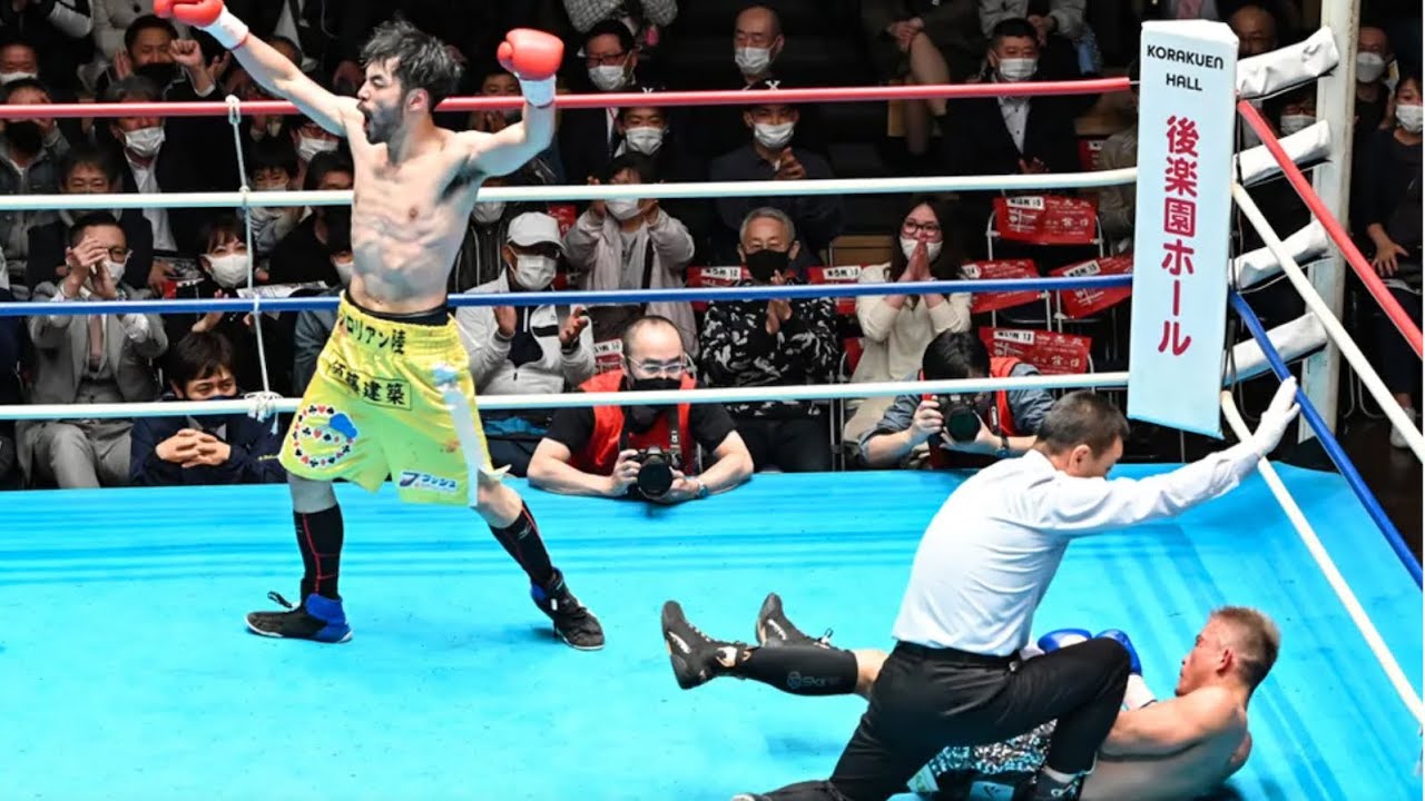 後楽園が沸いた激闘ＫＯ！！ジロリアン陸VS粕谷雄一郎【113杯目】