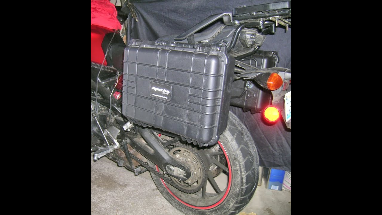 Attaching Harbor Freight  Apache cases to Givi Easylock racks -  Yamaha FJ-09