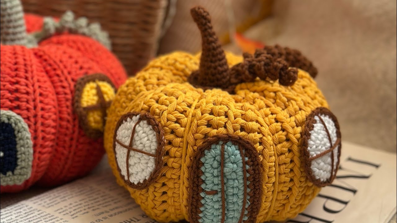 Crochet pumpkin house | Part 1 🎃🍂