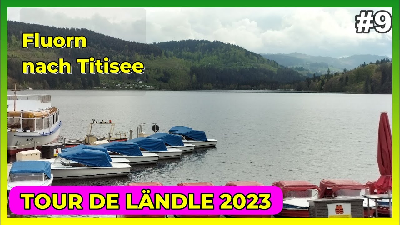 Tour de Ländle 2023 mit E Bike Teil 9 (Fluorn - Titisee)