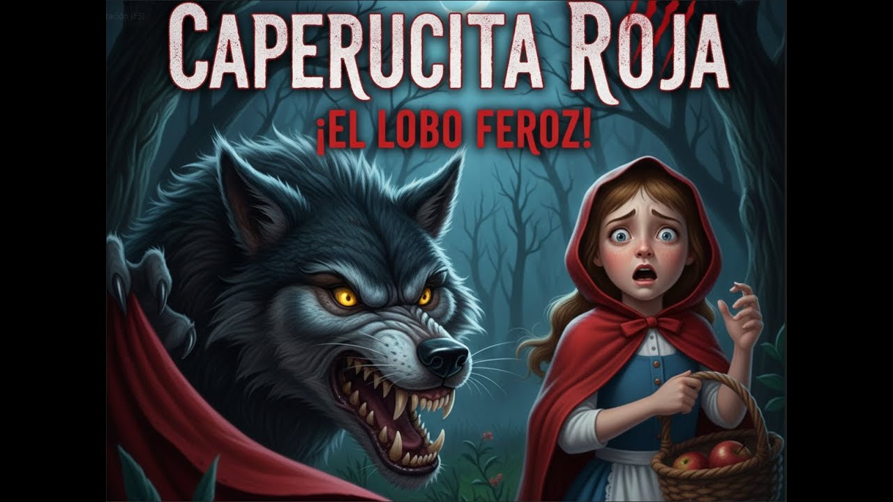 🐺caperucita roja 🌲cuento infantil🧺