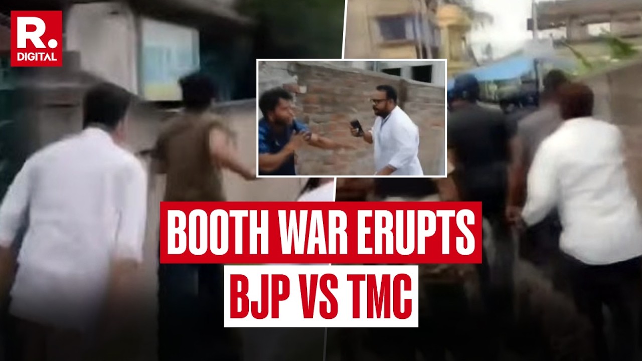 Bengal Boils Again: TMC&ndash;BJP Clash At North 24 Parganas Booth, BJP's Arjun Singh Also On Ground