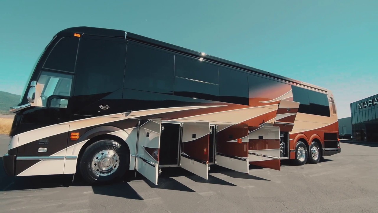 Transitional-Style Comfort in a Luxury Motorhome: Marathon Show Coach 