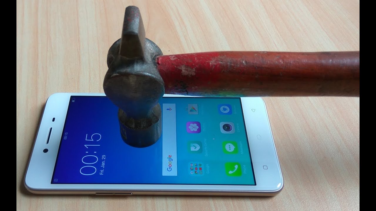 OPPO A37 Screen Scratch Test Gorilla Glass 4