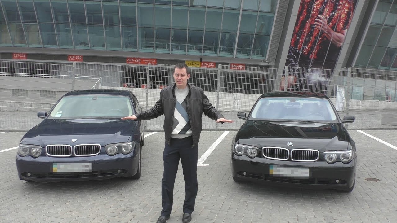 Две BMW 745i V8 (е65) обзор и  тест драйв.(разгон 0-100)
