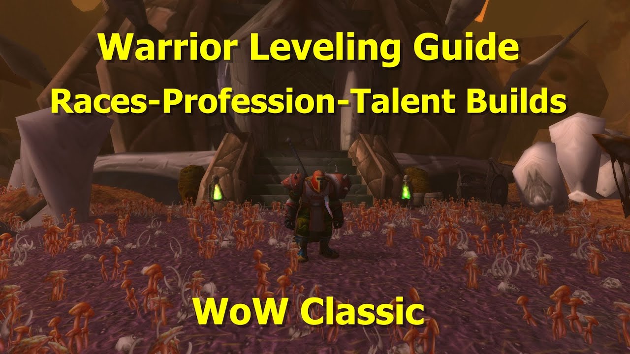 WoW Classic Warrior Leveling Guide--Races--Profession--Talent Builds