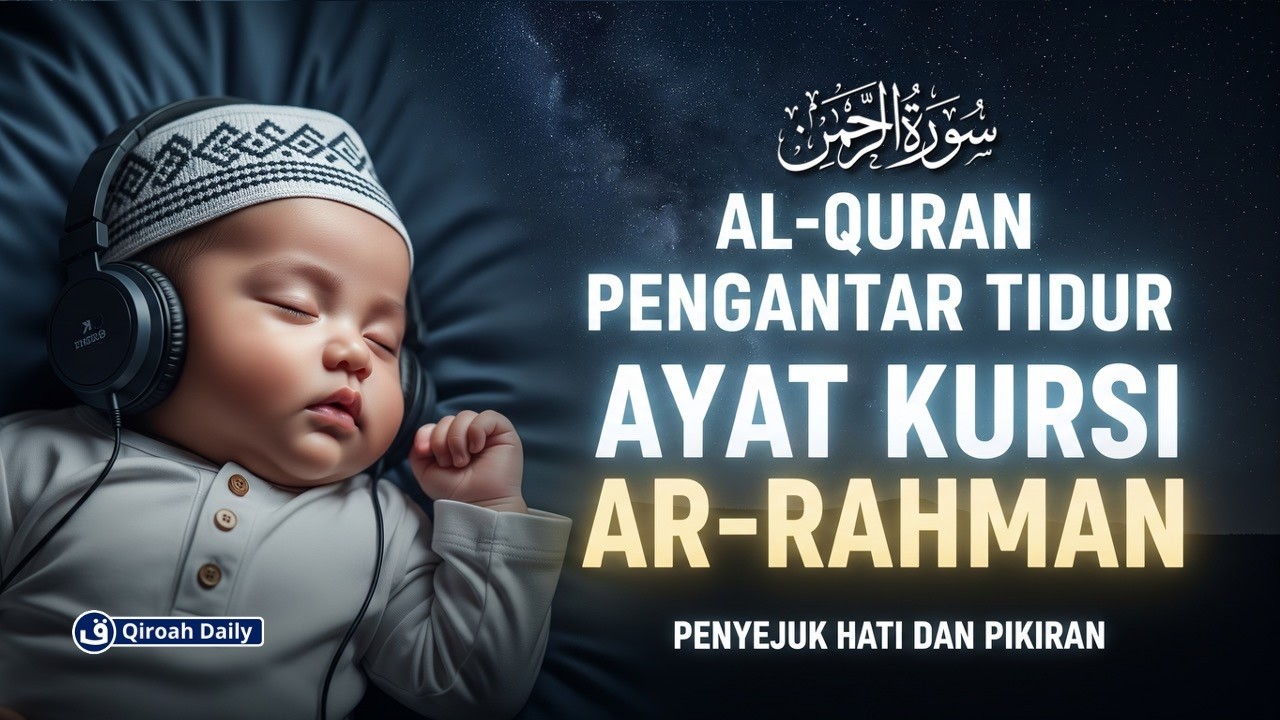 BACAAN MERDU AYAT KURSI, AR-RAHMAN سورة الرحمن | QURAN PENGANTAR TIDUR PENGUSIR SETAN @qiroahdaily