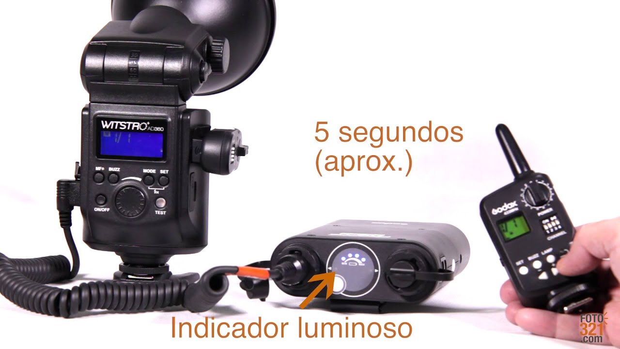 Flash Godox Witstro AD360 y accesorios