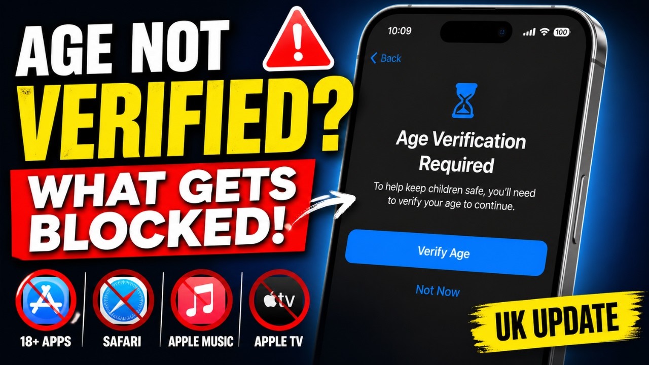 Что произойдет, если вы не подтвердите свой возраст на iPhone?