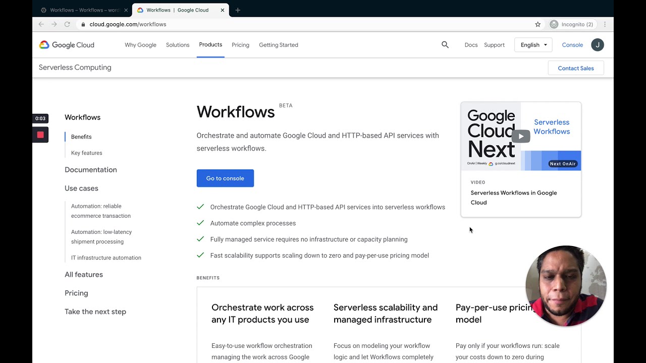 GCP - Workflows