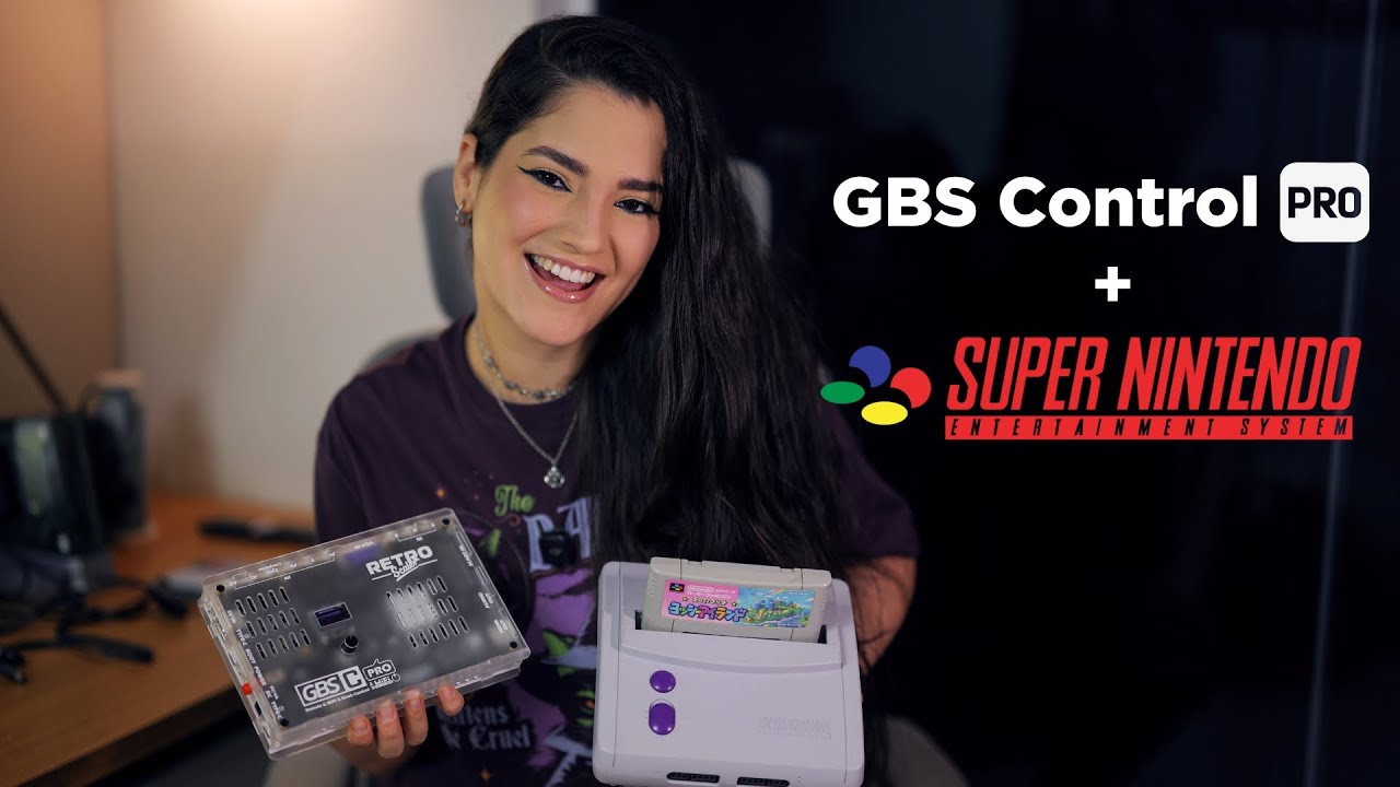 Liguei meu Super Nintendo na GBS-Control 😱 Ficou Insano!