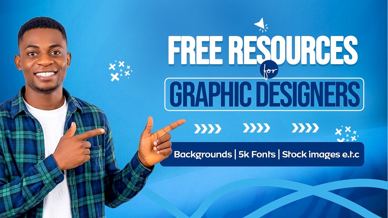 Ultimate Free Graphic Design Resources Pack (Fonts, Backgrounds, Images) 🔥🔥