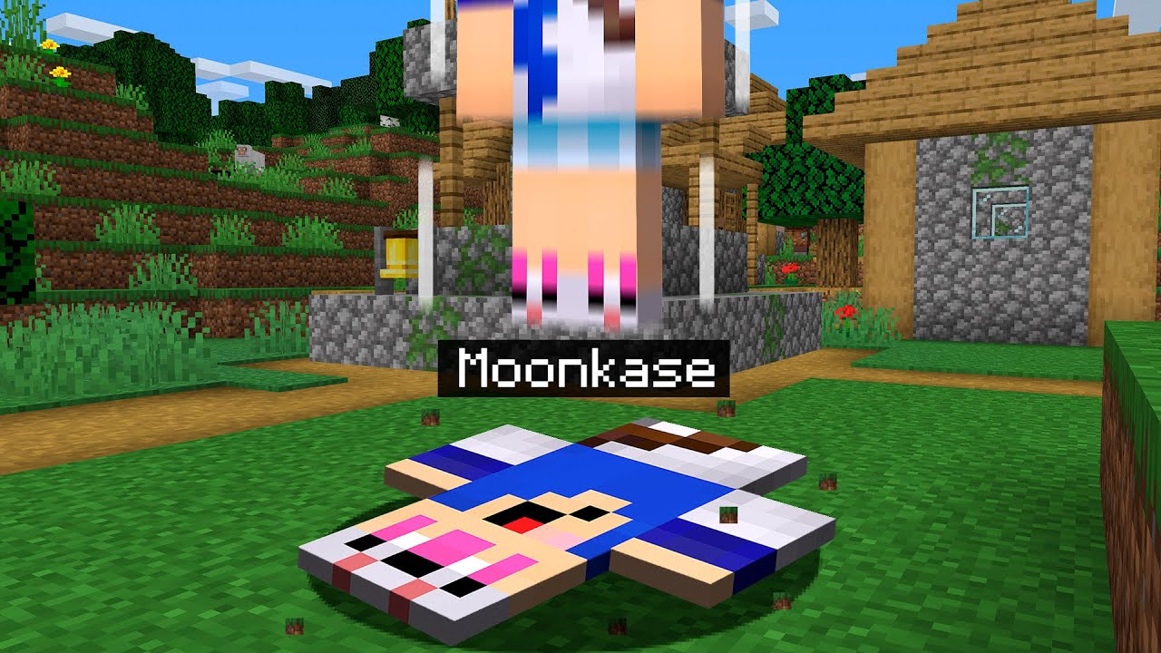 Eu me escondi igual uma panqueca no Minecraft!