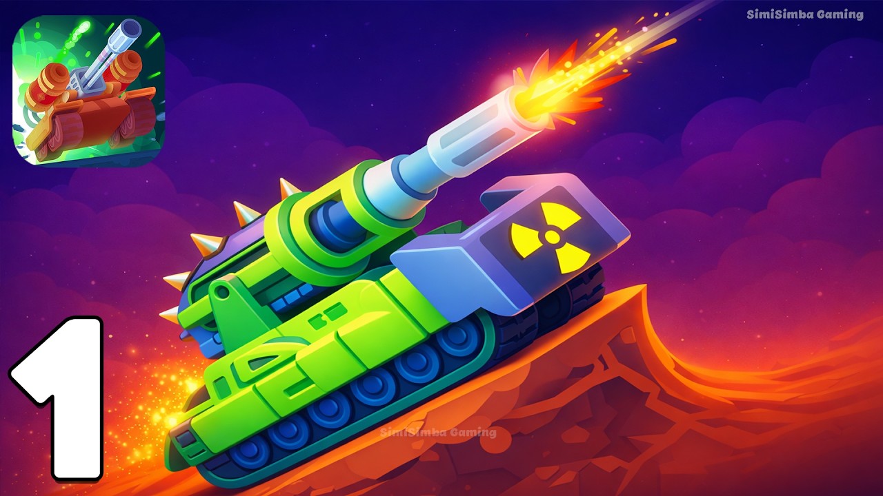 🚀Tank Stars Gameplay Walkthrough Part 1 – First Battles & Powerful Tanks (Android,iOS)