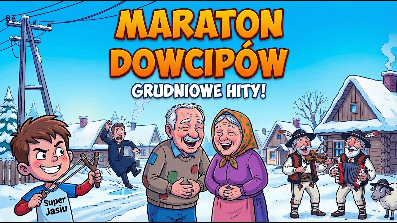 MARATON POLSKICH DOWCIPÓW Nasz humor oczami AI — wizualizacja kultowych kawałów