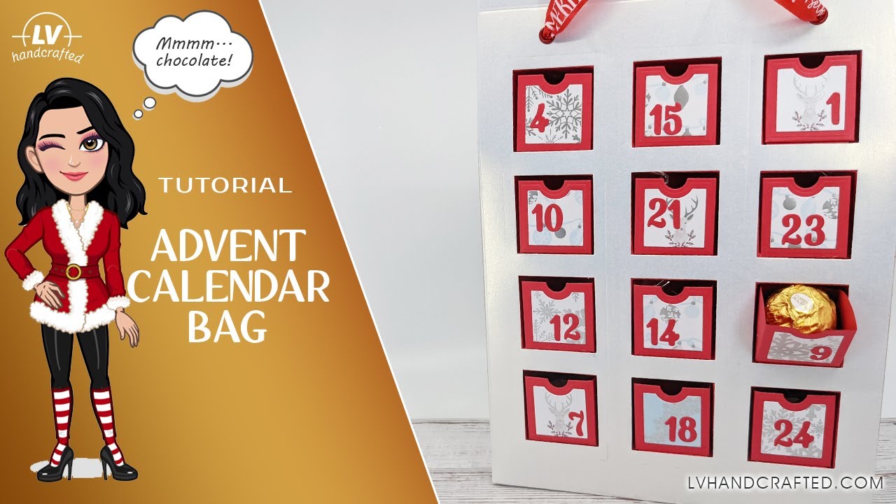 Advent Calendar Bag With Simply Made Crafts Dies