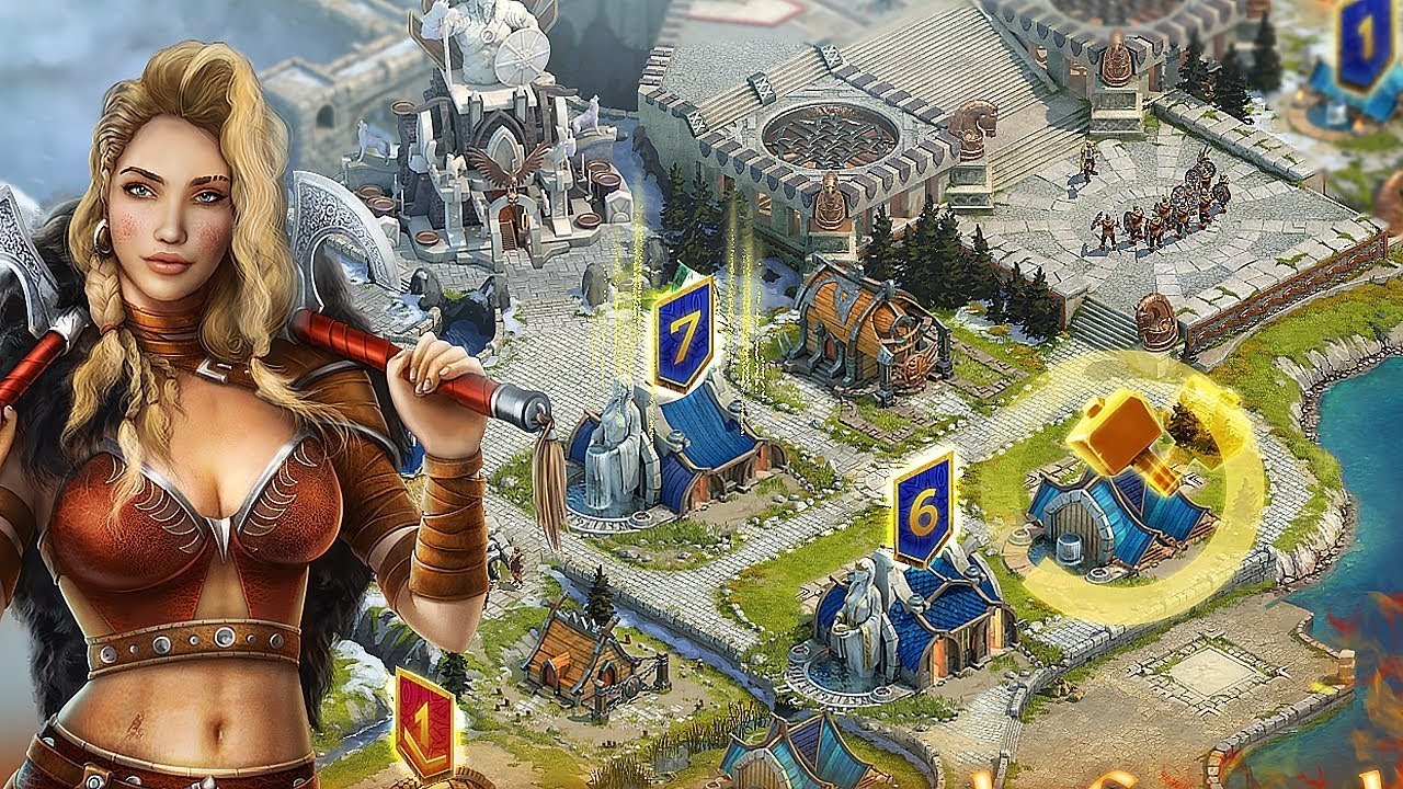 Vikings: War of Clans - Gameplay (iOS, Android)