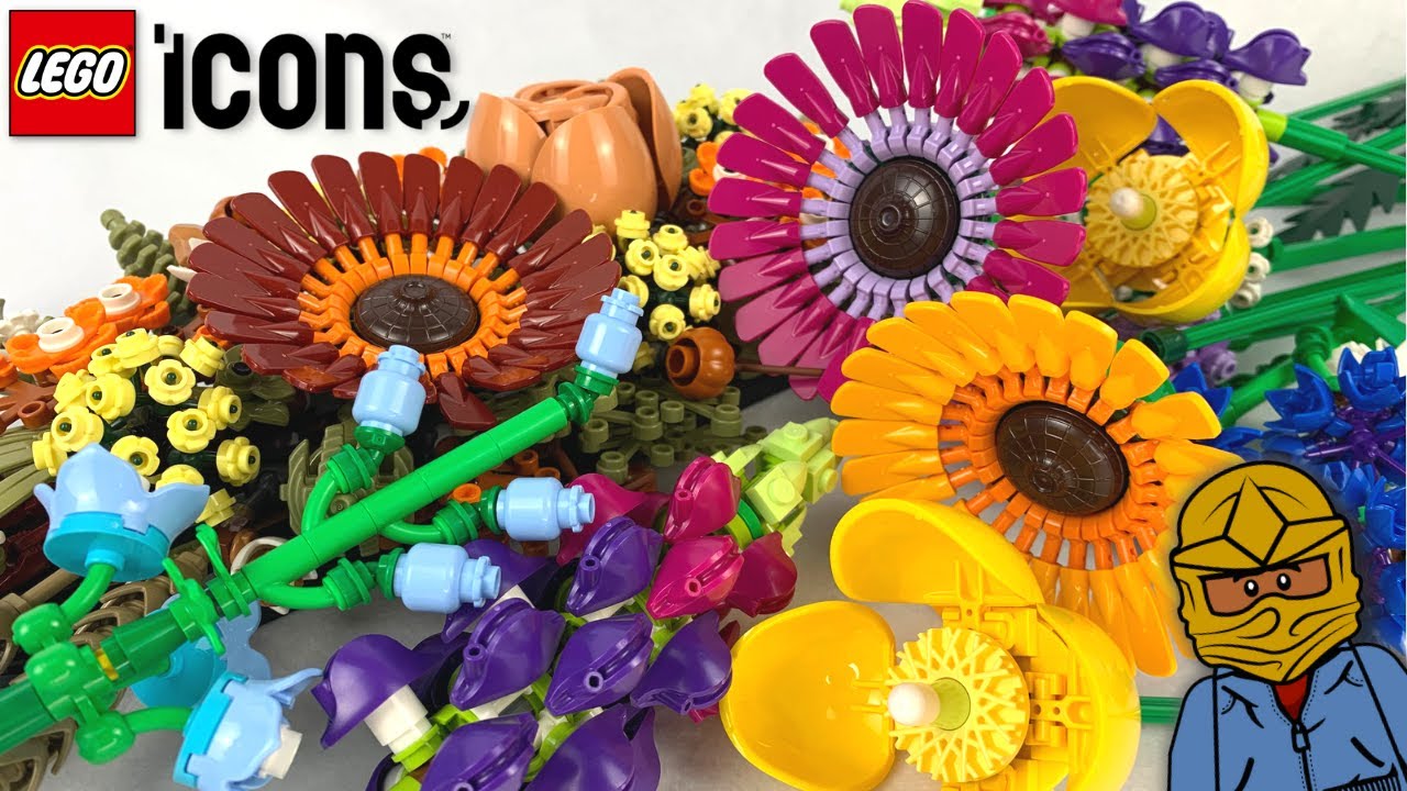 LEGO Icons Botanical Collection 2023 Review: Dried Flower Centerpiece & Wildflower Bouquet!