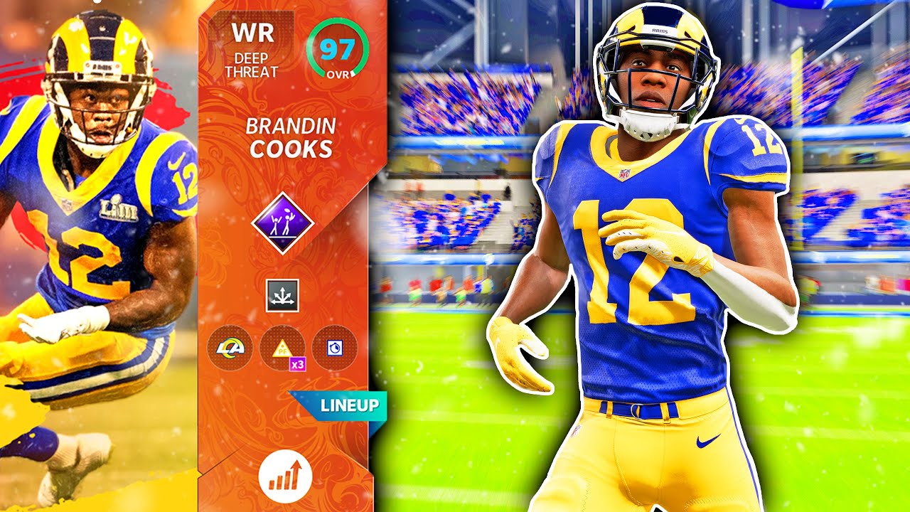 FREE BRANDIN COOKS BURNS DEFENDERS TO A CRISP (4 TDs) - Madden 21 Ultimate Team 