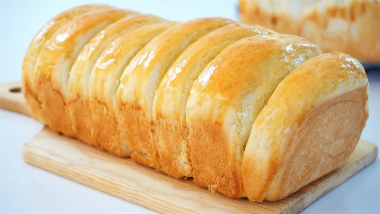 Soft And Fluffy Cream Cheese Loaf Bread