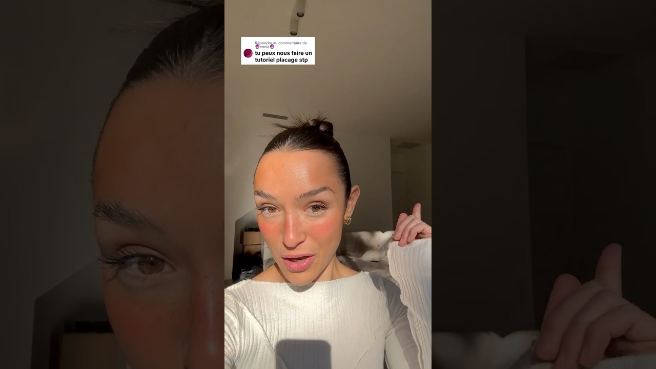 Comment je fais mon chignon plaqué 🧚 