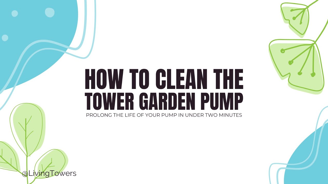 How to Clean the Filter on your Tower Garden Pump