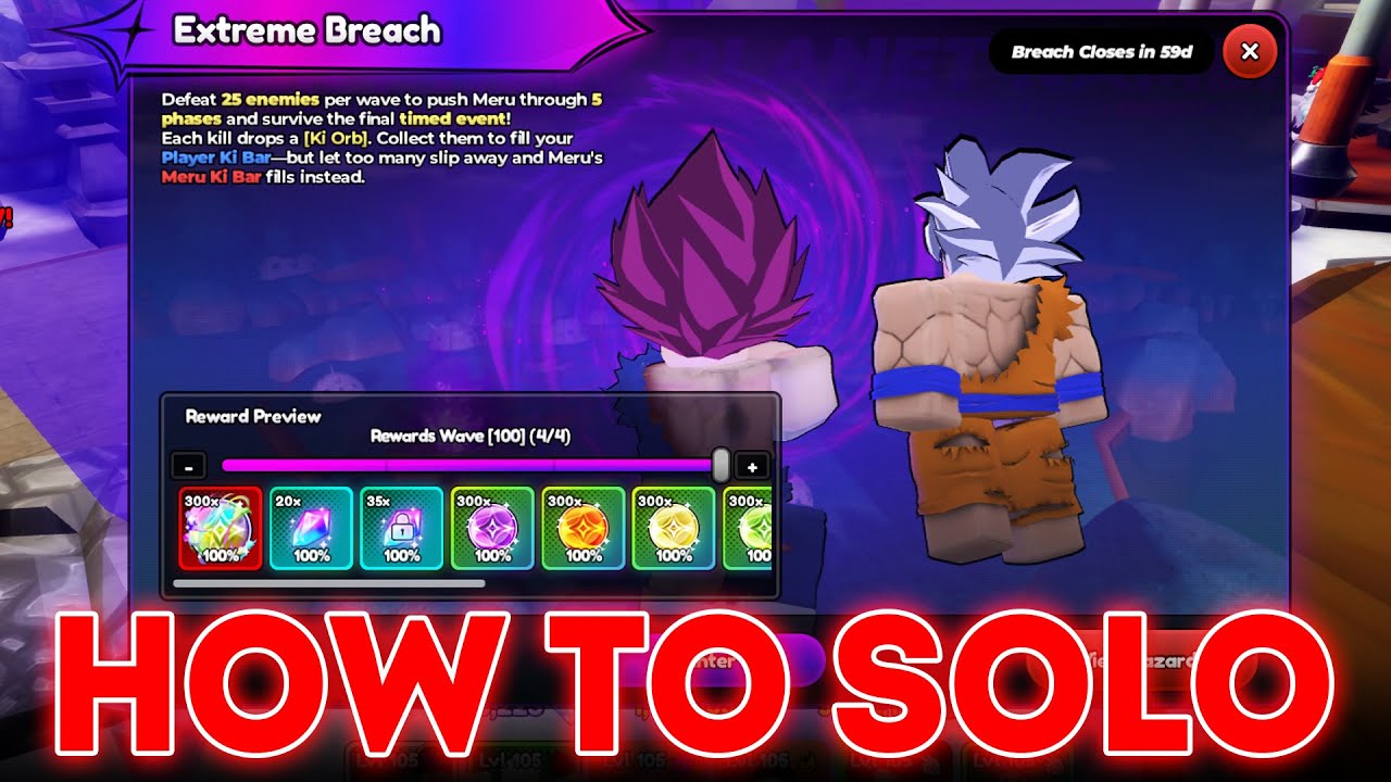 How to Solo *NEW* Extreme Breach Dragon Ball in Anime Last Stand / How to Beat Meru in ALS