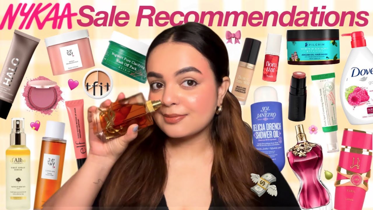 Sale Recommendations 💖🛒 Nykaa Hot Pink Sale💸 selfcare essentials, skincare, makeup, perfumes, hair 🛁