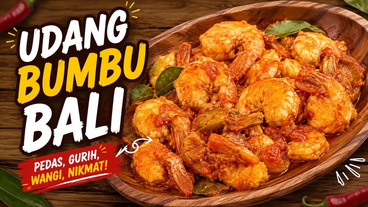 Udang Bumbu Bali || Wajib Coba!!