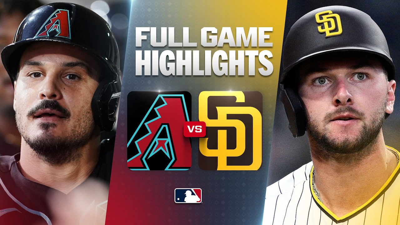 D-BACKS vs. PADRES: Официальный обзор полной игры (6 июля) | Сезон MLB 2026