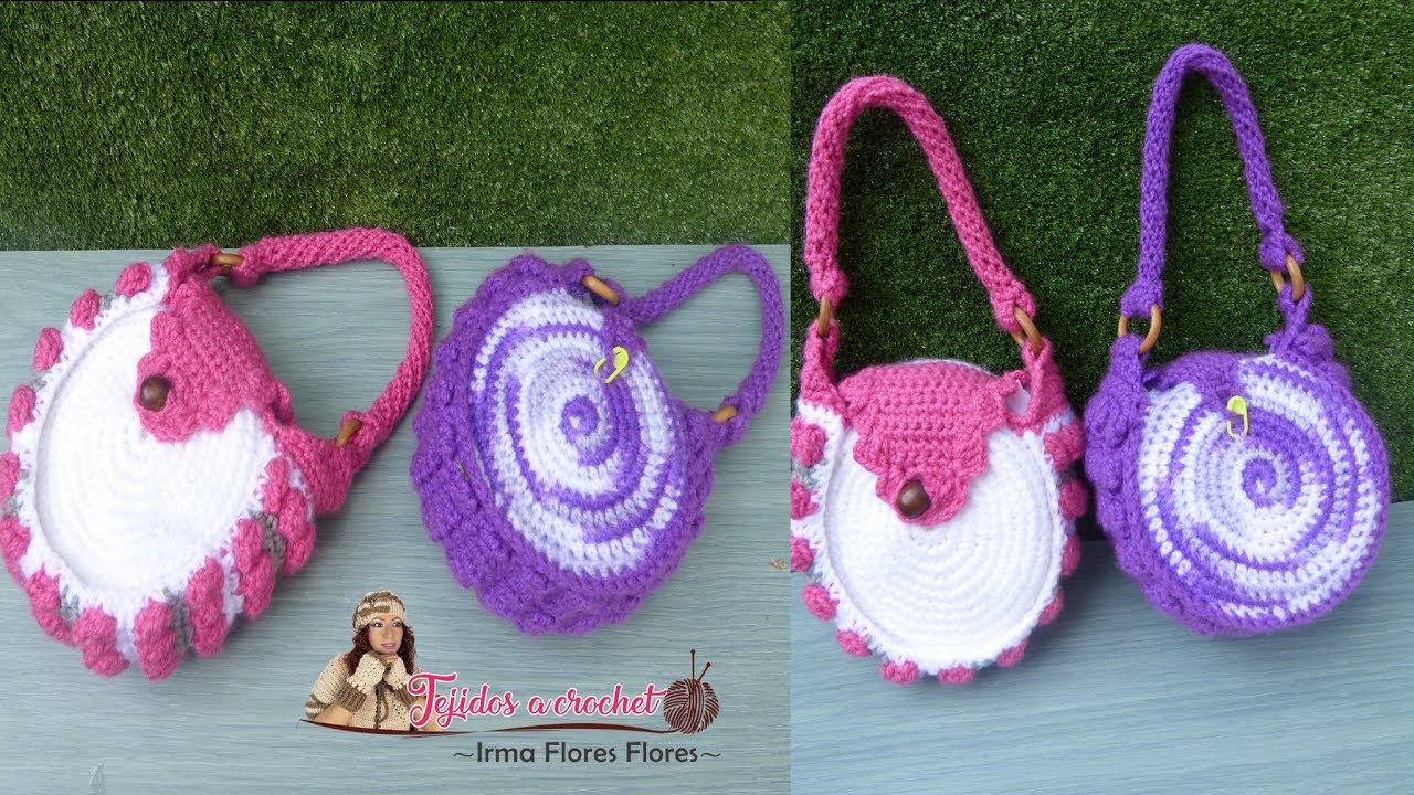 BOLSOS PARA NIÑAS CON CDS TEJIDO